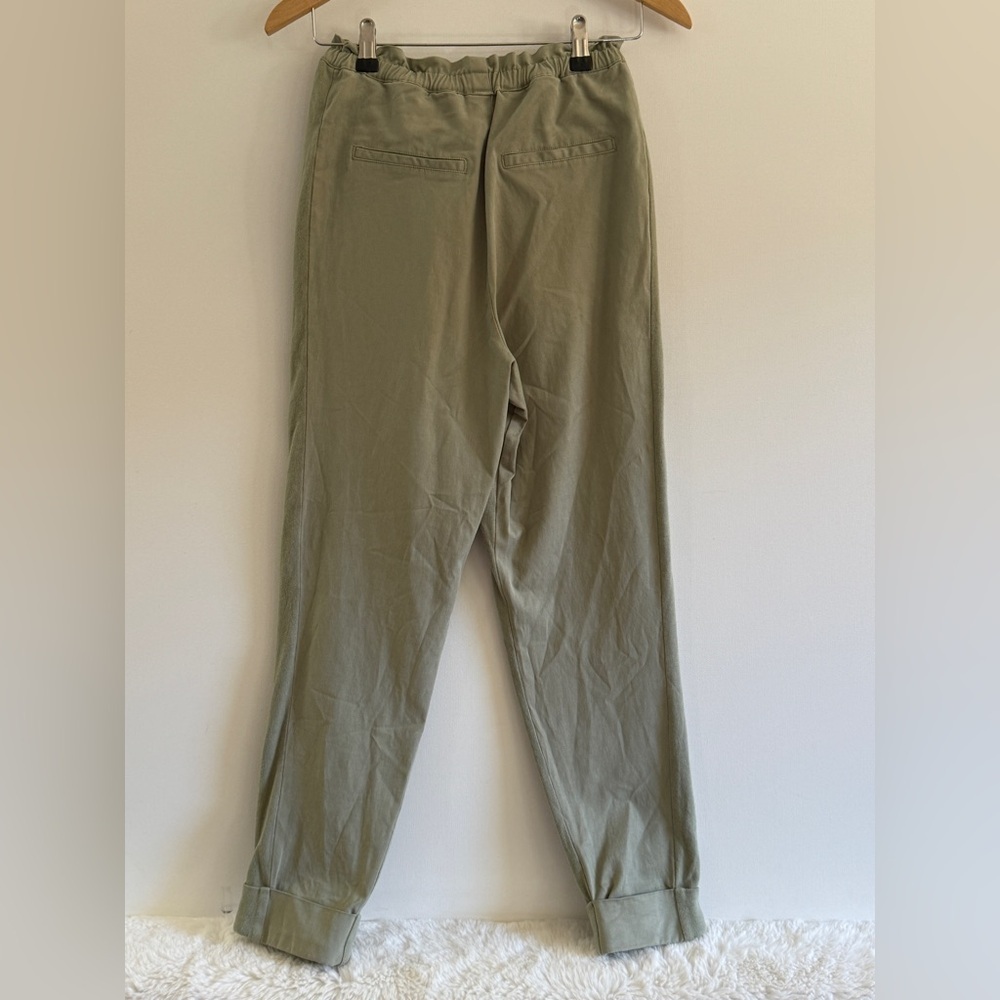 Alice + Olivia High Rise Olive Green Jogger Track Pants XS - Picture 4 of 9